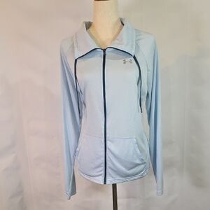 Under Armour Sky Blue Full-Zip Jacket